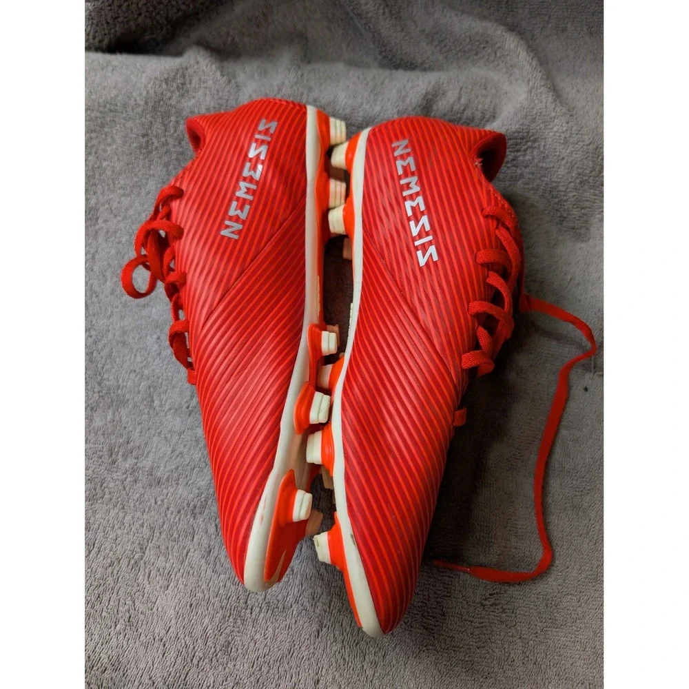 Adidas Nemeziz Size‎ 10 Mens Soccer Cleats Red Silver Striped Molded